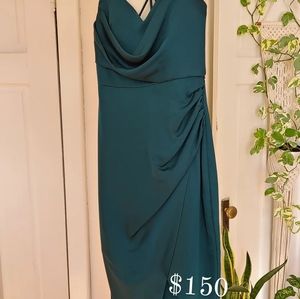 Jade green cocktail dree